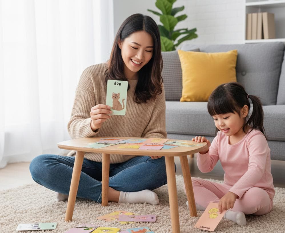 Animal and Baby Animal Flashcards | 14 Montessori Toddler Learning Cards | Mommy and Baby Matching Game | Digital Download PDF