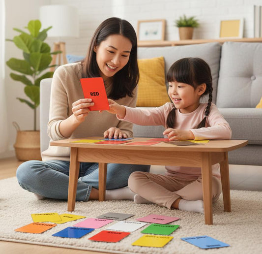 Printable Color Flashcards for Toddlers, Montessori Learning Cards, Preschool Color Recognition, Kindergarten  Decor, Digital Download