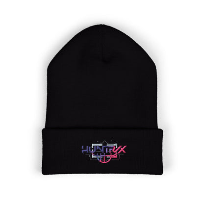 Huntrix logo embroidered Beanie | K-POP Knit Hat | K-POP Demon Hunters Embroidered Beanie | K-POP Logo Embroidered Hat