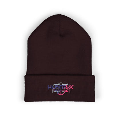 Huntrix logo embroidered Beanie | K-POP Knit Hat | K-POP Demon Hunters Embroidered Beanie | K-POP Logo Embroidered Hat