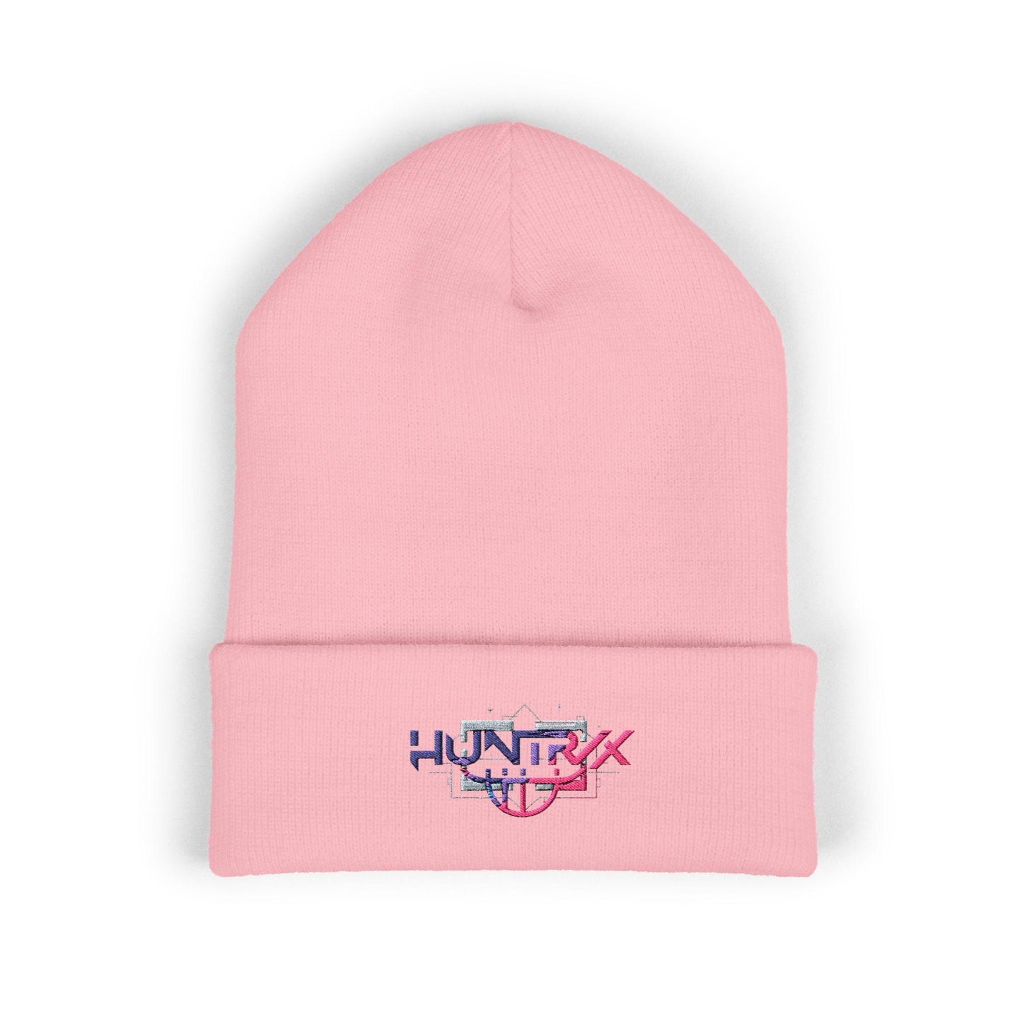 Huntrix logo embroidered Beanie | K-POP Knit Hat | K-POP Demon Hunters Embroidered Beanie | K-POP Logo Embroidered Hat