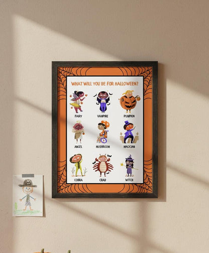 What Will You Be for Halloween? Rolled Posters | Halloween Costume Poster