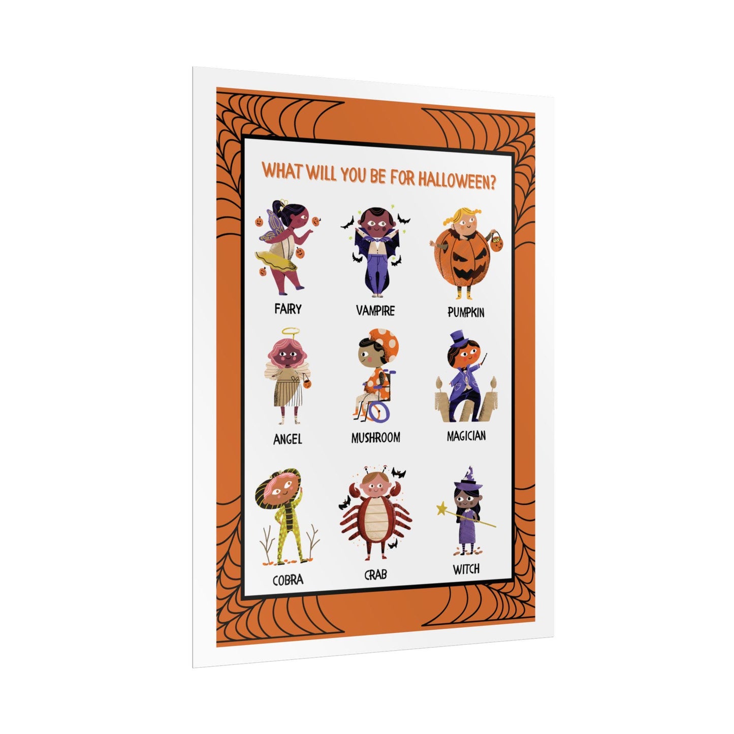 What Will You Be for Halloween? Rolled Posters | Halloween Costume Poster