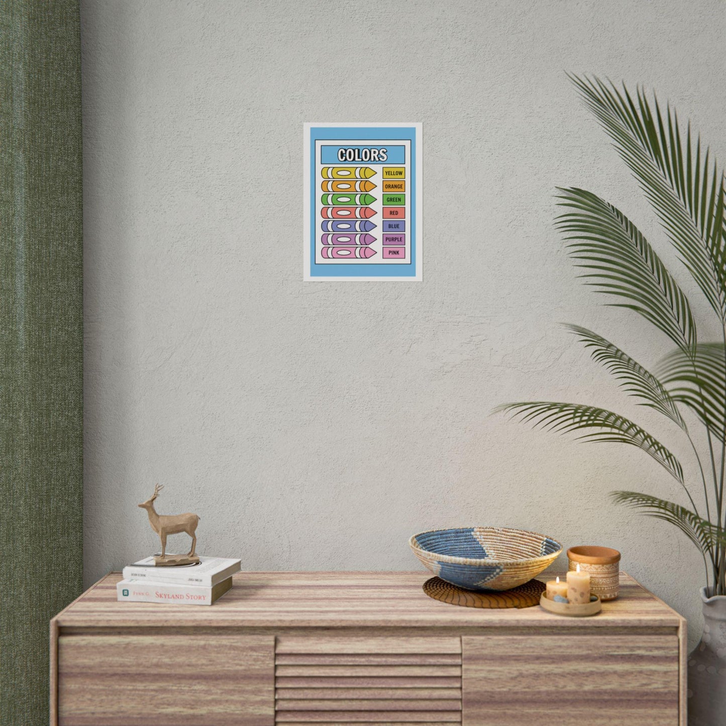 Colors Crayons Poster | Rolled Posters