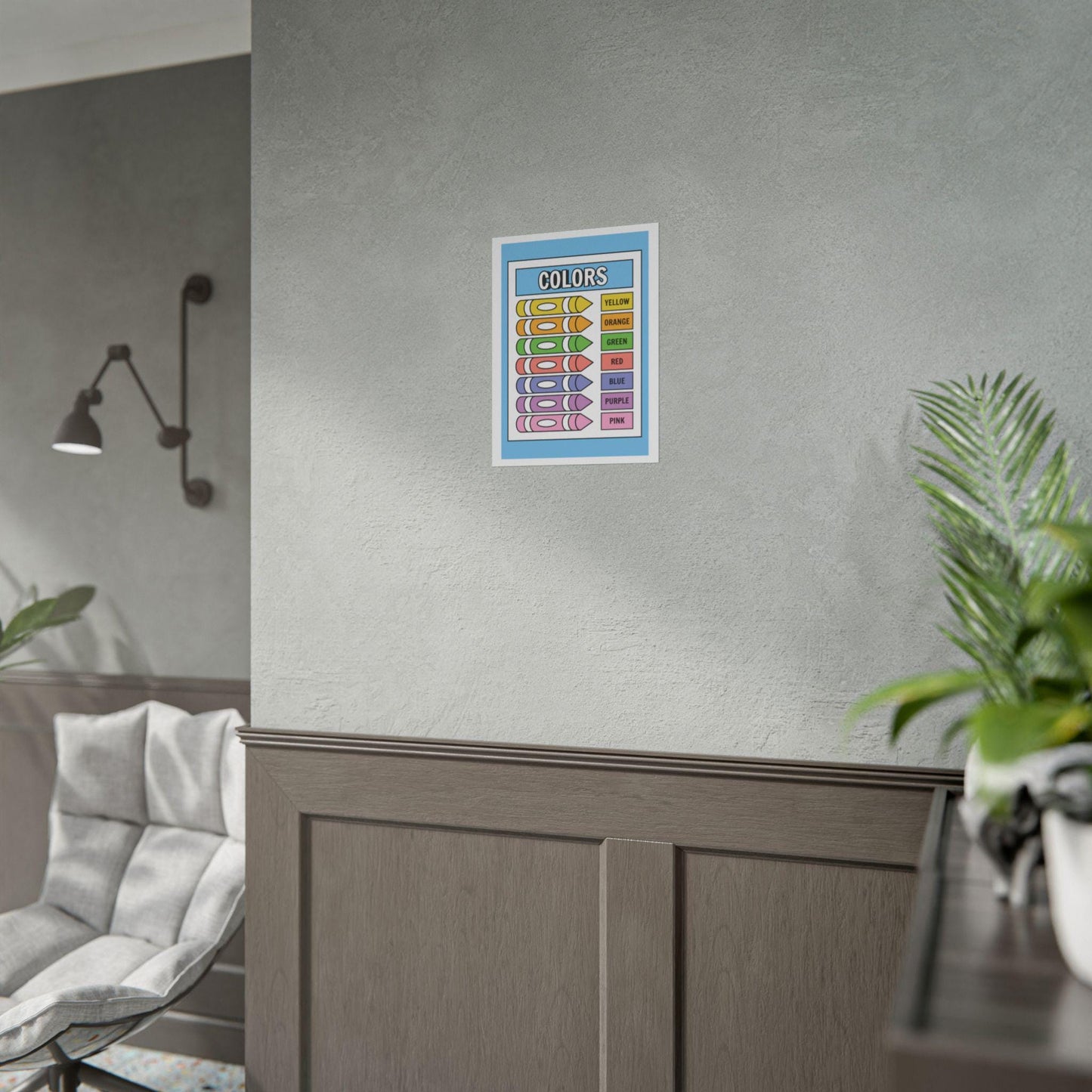Colors Crayons Poster | Rolled Posters