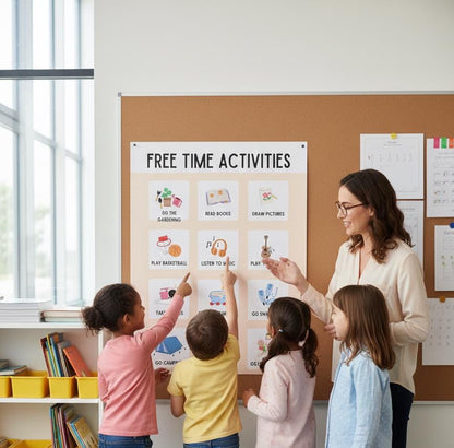Free Time Activities Rolled Poster | Kids Activity Chart, Play Ideas