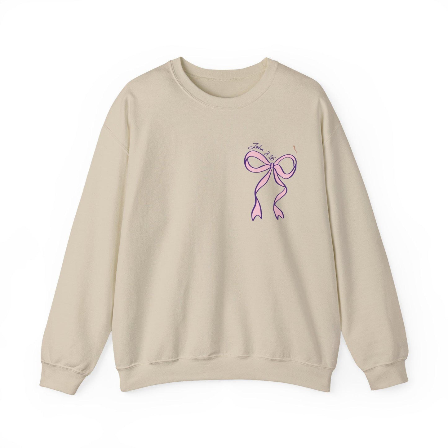 You Are So Loved John 3:16 Bow Sweatshirt | Coquette Bow You Are So Loved Sweatshirt | Jesus Valentine Sweatshirt |John 3 16 Sweatshirt
