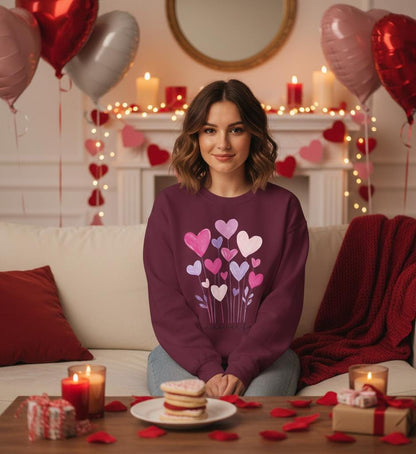 Valentines Sweatshirt - Christian Valentines Day |  Love Never Fails Sweatshirt | Vday Sweatshirt | Xoxo Sweatshirt