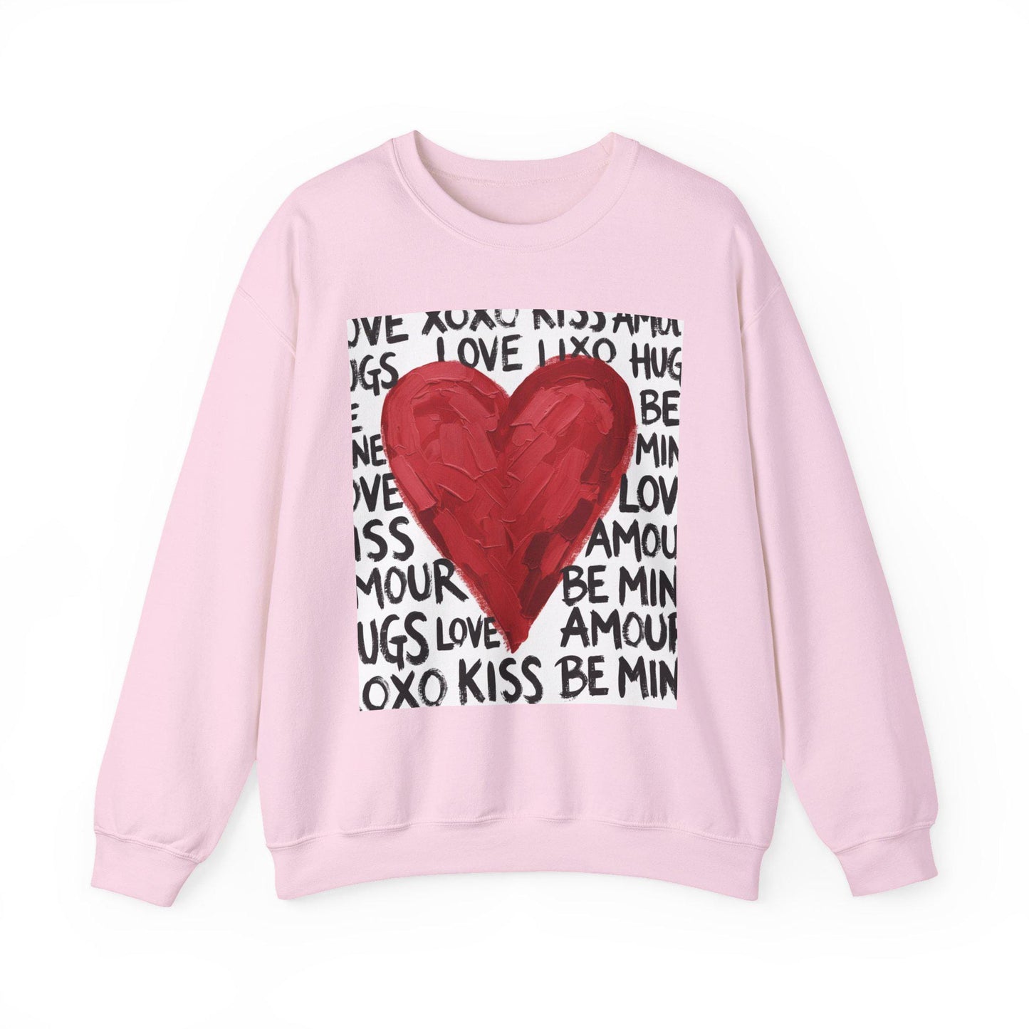 Retro Love Heart Sweatshirt | Love Sweatshirt |  Retro Valentines Day Sweatshirt |  Preppy Valentines Day Sweatshirt  |  Xoxo Sweatshirt