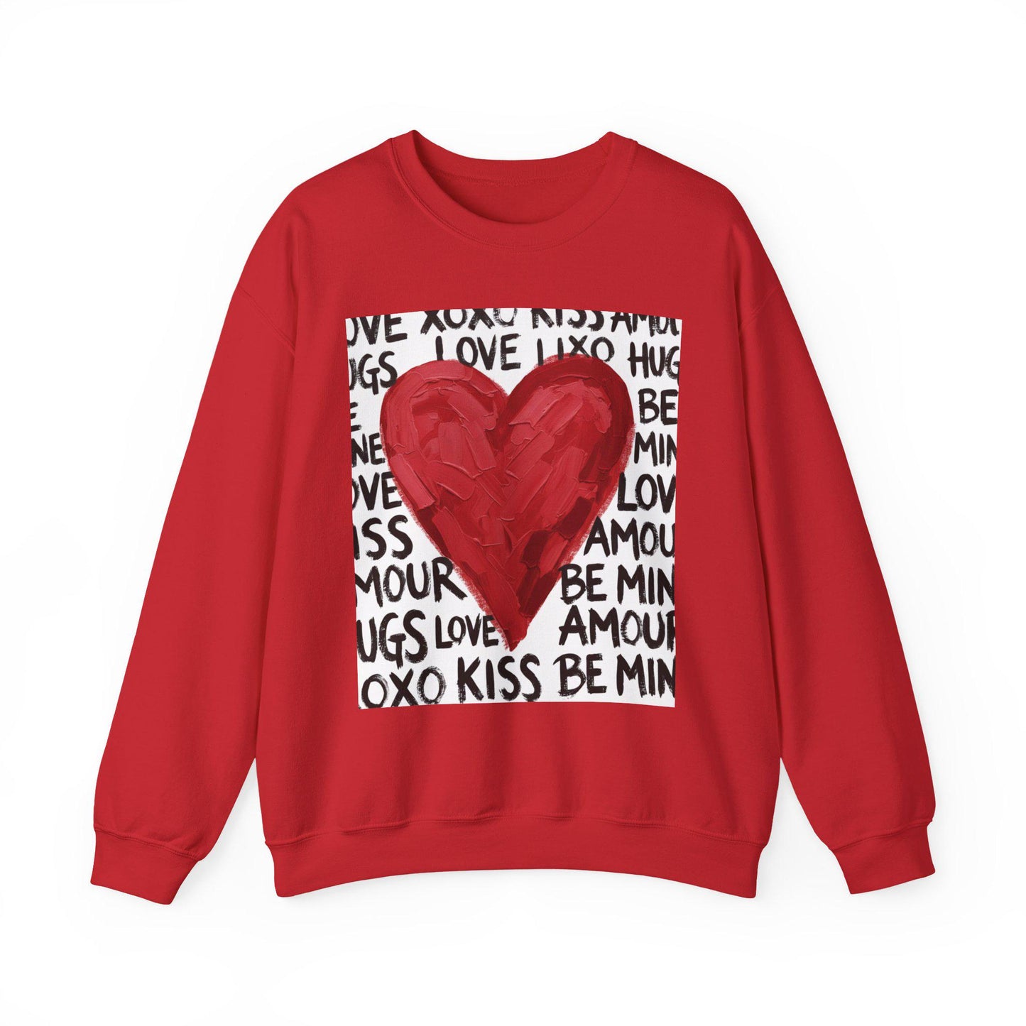 Retro Love Heart Sweatshirt | Love Sweatshirt |  Retro Valentines Day Sweatshirt |  Preppy Valentines Day Sweatshirt  |  Xoxo Sweatshirt