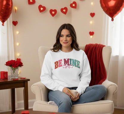 14 Feb Be Mine Valentine sweatshirt |  Preppy Valentine Sweatshirt | Coloured Checkered Valentine Sweatshirt |  Leopard Heart Vday