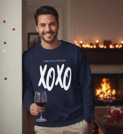 Always & Forever XOXO Sweatshirt | Valentine's Xoxo Crewneck | Xoxo Sweatshirt | Valentine Xoxo Gift