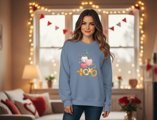 Valentine Xoxo sweatshirt | Xoxo Couquette | Unisex Xoxo Sweatshirt | Xoxo Sweatshirt | V Day Seerusucker Sweatshirt | Faux  Sweatshirt