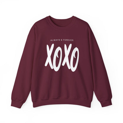 Always & Forever XOXO Sweatshirt | Valentine's Xoxo Crewneck | Xoxo Sweatshirt | Valentine Xoxo Gift