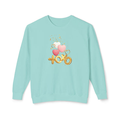 Valentine Xoxo sweatshirt | Xoxo Couquette | Unisex Xoxo Sweatshirt | Xoxo Sweatshirt | V Day Seerusucker Sweatshirt | Faux  Sweatshirt