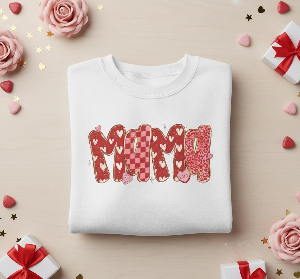 14 Feb |  Preppy Mama Valentine Glitter Sweatshirt | Mimi Nana Gigi Valentine Sweatshirt | Leopard Checkered Valentine | Heart Valentine
