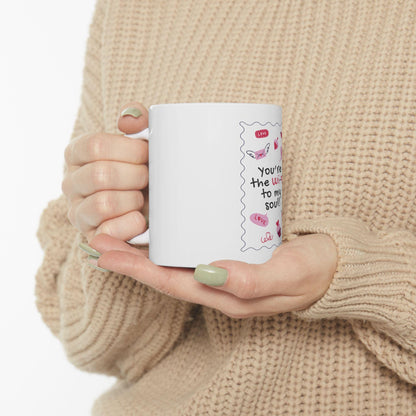 You are the Wi-Fi to My Soul Mug | Valentine Heart Tech Love Ceramic