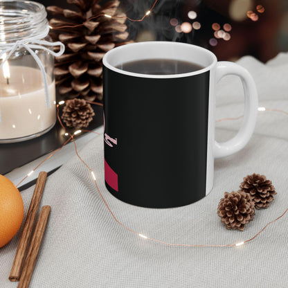 Romantic Couple Silhouette Mug | Ceramic Coffee Cup