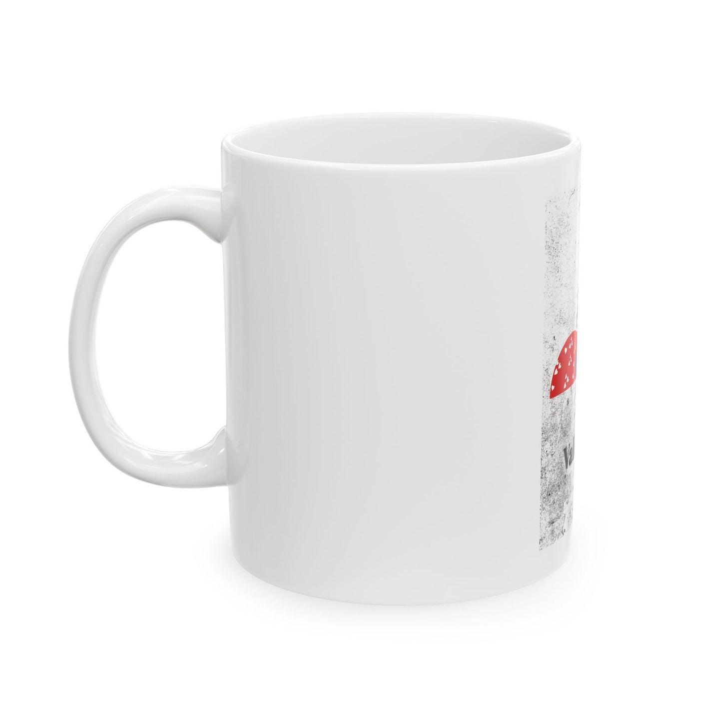 Valentine Ladybug Illustration Mug | Ceramic Coffee Cup