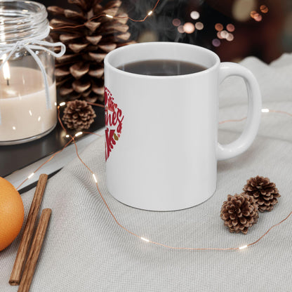 Happy Valentines Day heart design Mug | Ceramic Valentine coffee cup