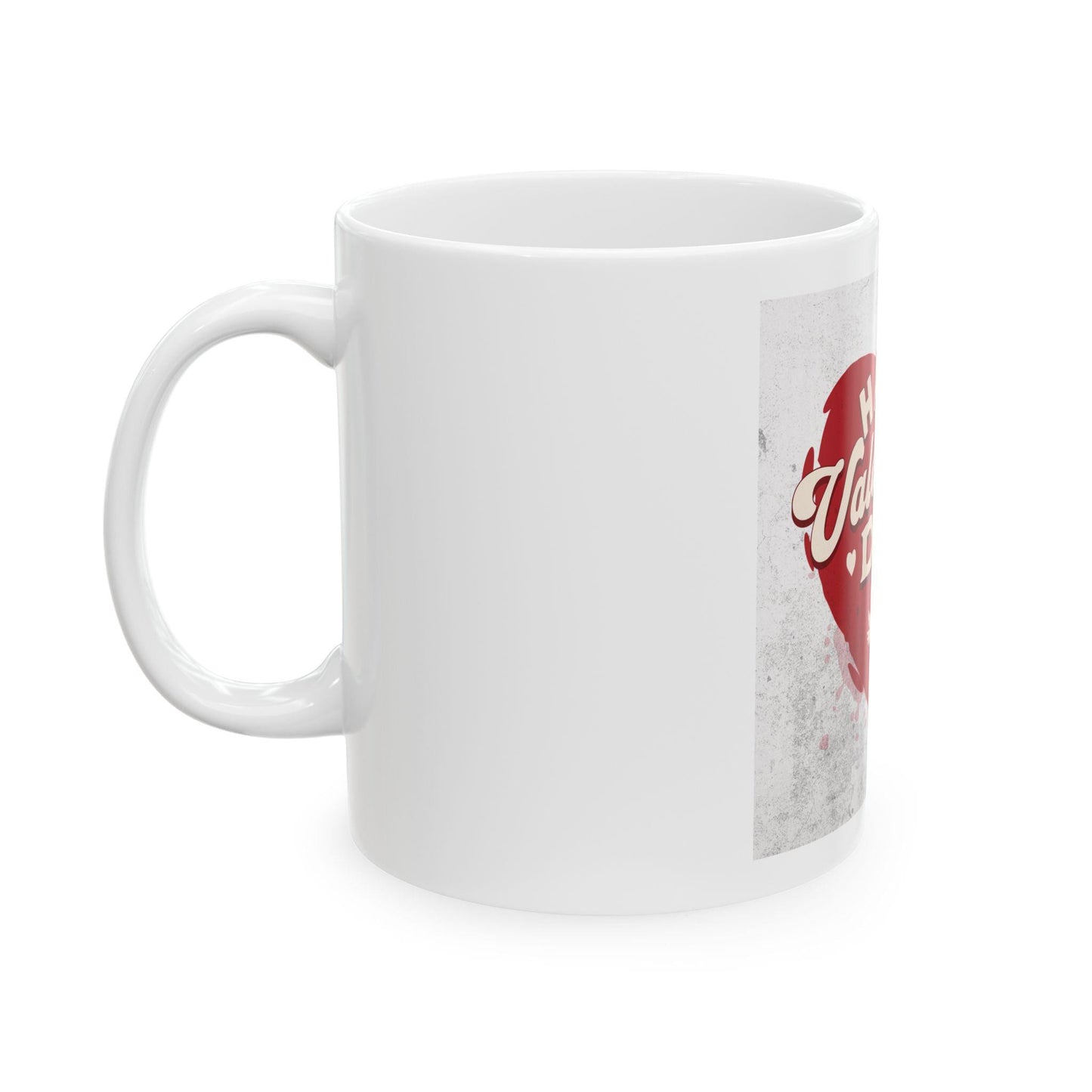 Happy Valentines Day heart cupid Mug | Valentine coffee cup