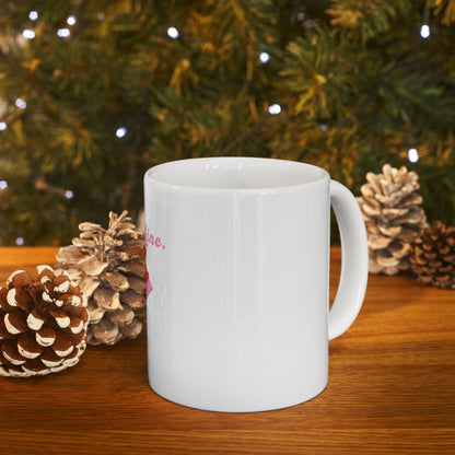 Be Mine Heart Envelope Mug | Valentine Ceramic Mug