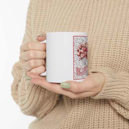 Our Love Is a Bundle of Joy Mug | Heart Bouquet Ceramic Coffee Cup