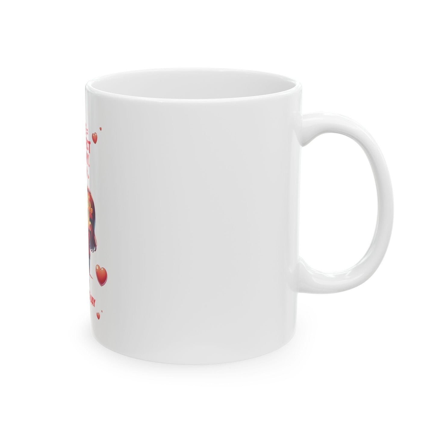 Chibi Couple Mug | Valentine's Day Gift, Love Story Ceramic