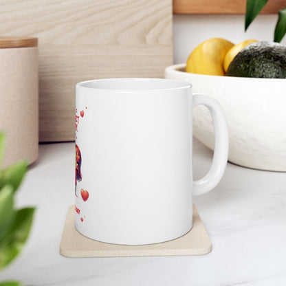 Chibi Couple Mug | Valentine's Day Gift, Love Story Ceramic