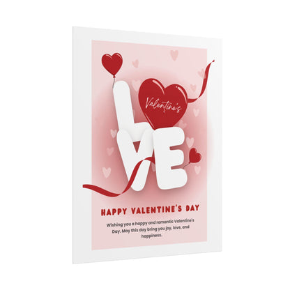 Valentine Love Heart poster | Rolled Posters
