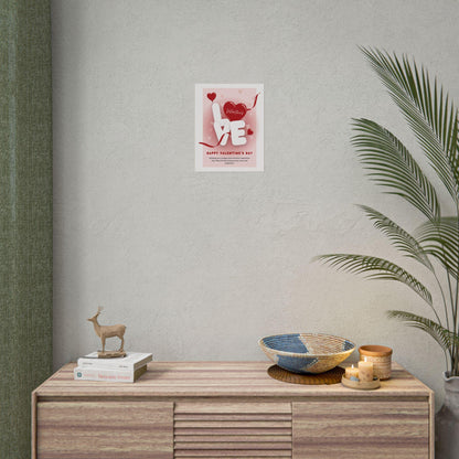 Valentine Love Heart poster | Rolled Posters