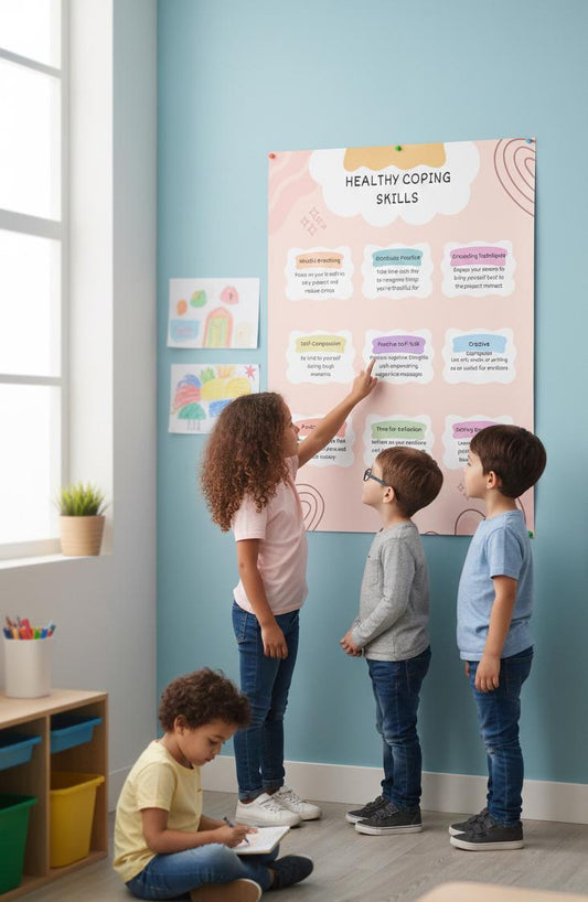 Healthy Coping Skills Poster | Rolled Poster