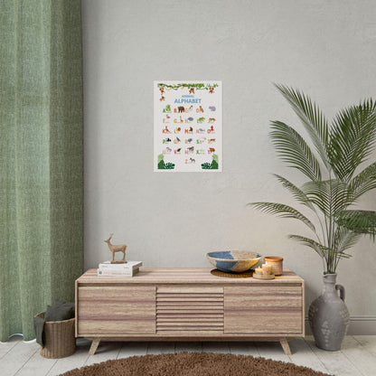 Nursery Wall Art, Kids Educational Chart | Poster Brings A Educational Spark To A Child Room, Classroom, or Daycare