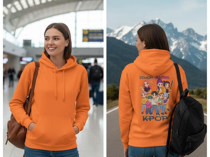 Demon Hunters K-Pop Hoodie | K-POP Demon Hunters Unisex Hoodie | Huntrix Unisex Hoodie | Saja Boys Unisex Hoodie | K-POP Unisex Hoodie