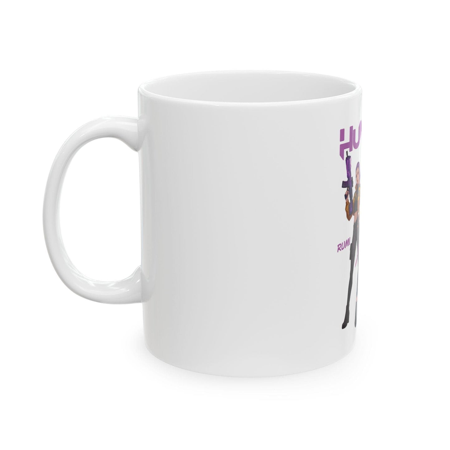 Huntrix Mug | Rumi Mira Zoey Character Art Ceramic Mug | K-POP Demon Hunters Mug