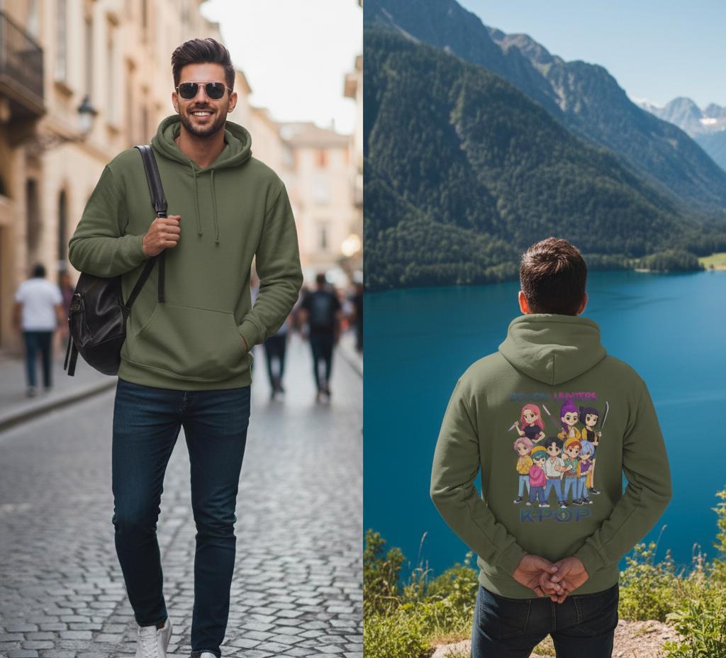 Demon Hunters K-Pop Hoodie | K-POP Demon Hunters Unisex Hoodie | Huntrix Unisex Hoodie | Saja Boys Unisex Hoodie | K-POP Unisex Hoodie
