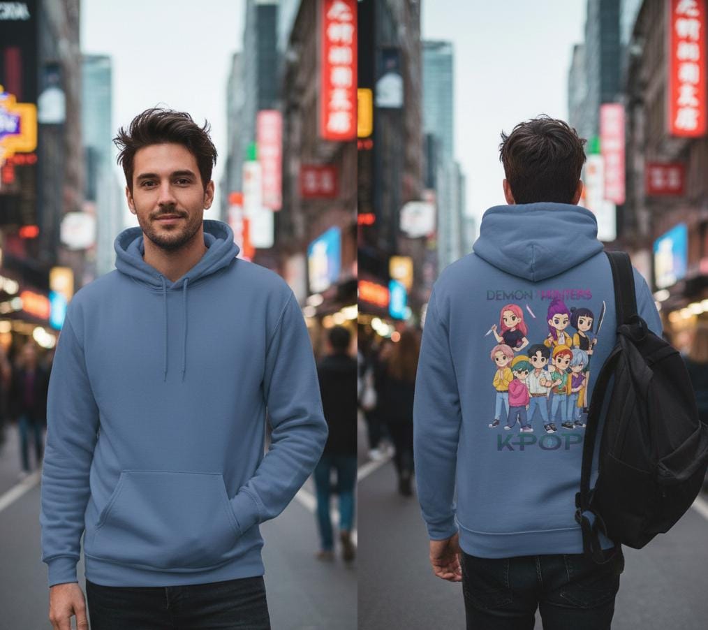 Demon Hunters K-Pop Hoodie | K-POP Demon Hunters Unisex Hoodie | Huntrix Unisex Hoodie | Saja Boys Unisex Hoodie | K-POP Unisex Hoodie