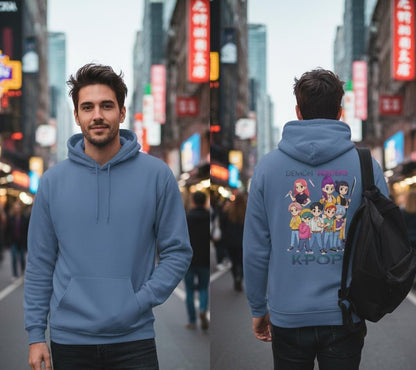 Demon Hunters K-Pop Hoodie | K-POP Demon Hunters Unisex Hoodie | Huntrix Unisex Hoodie | Saja Boys Unisex Hoodie | K-POP Unisex Hoodie