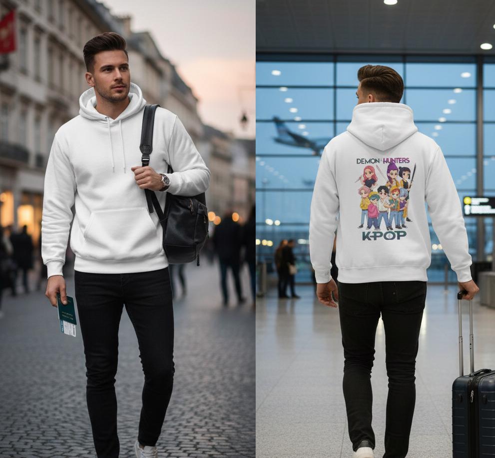 Demon Hunters K-Pop Hoodie | K-POP Demon Hunters Unisex Hoodie | Huntrix Unisex Hoodie | Saja Boys Unisex Hoodie | K-POP Unisex Hoodie