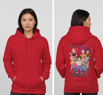 Demon Hunters K-Pop Hoodie | K-POP Demon Hunters Unisex Hoodie | Huntrix Unisex Hoodie | Saja Boys Unisex Hoodie | K-POP Unisex Hoodie