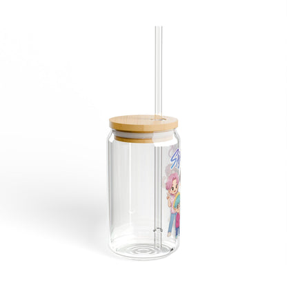 K-POP SajaBoys Sipper Glass | Saja Boys 16oz Straw Tumbler | K-POP Demon Hunters Sipper Glass | Saja Boys Sipper Glass | K-POP Sipper Glass