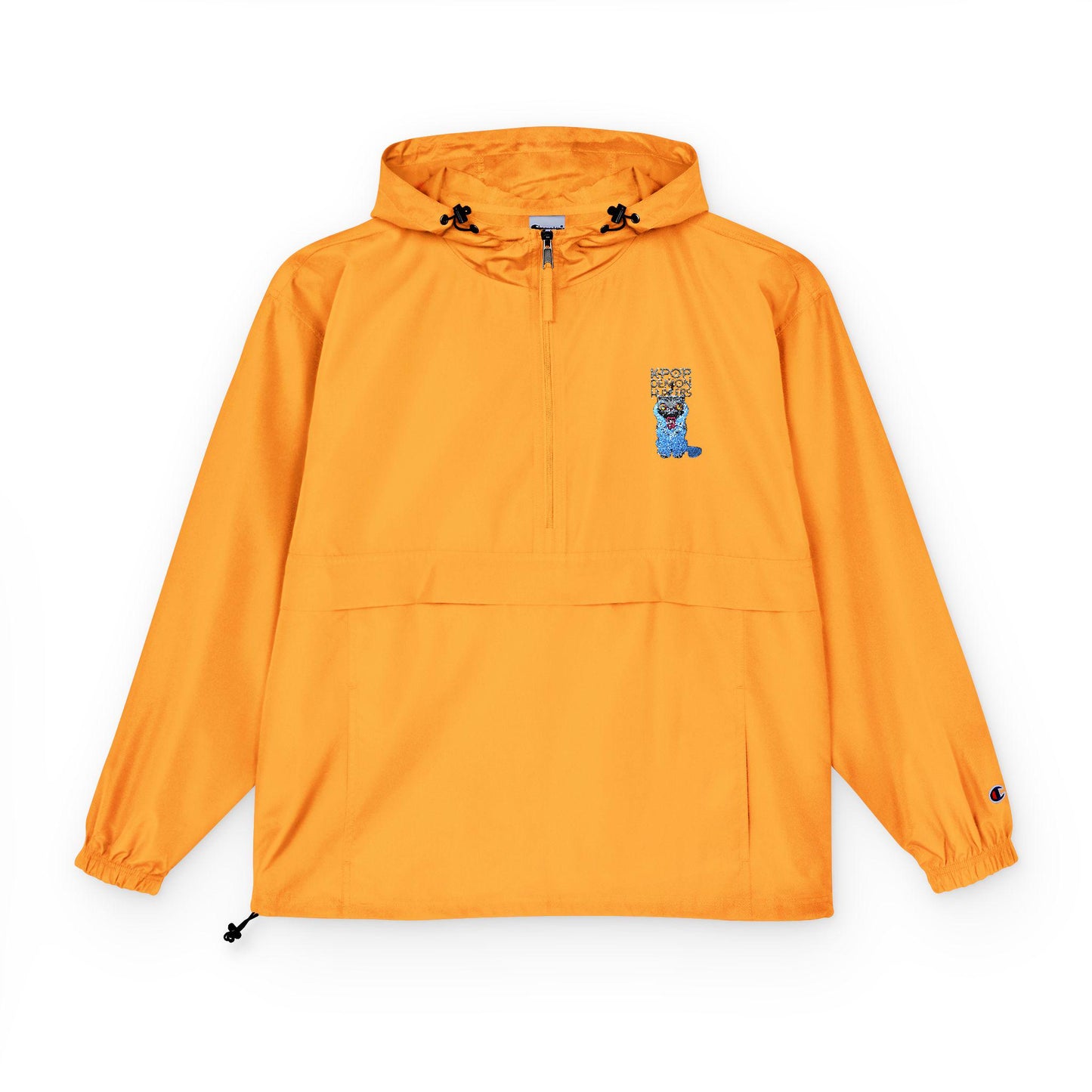 K-POP Derpy Tiger chest print Anorak Jacket | K-POP Demon Hunters Unisex Jacket | Huntrix Derpy Tiger Unisex Jacket | K-POP Unisex Jacket