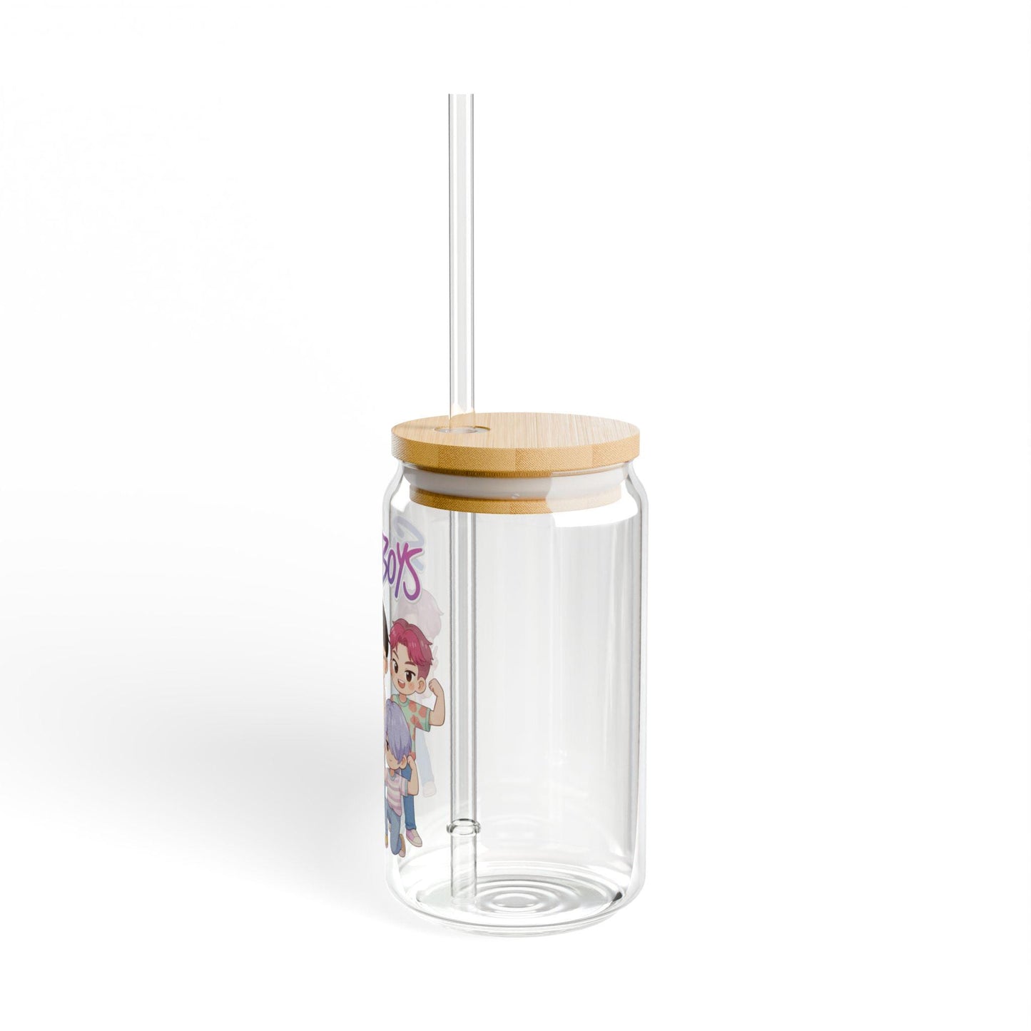 K-POP SajaBoys Sipper Glass | Saja Boys 16oz Straw Tumbler | K-POP Demon Hunters Sipper Glass | Saja Boys Sipper Glass | K-POP Sipper Glass