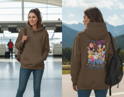 Demon Hunters K-Pop Hoodie | K-POP Demon Hunters Unisex Hoodie | Huntrix Unisex Hoodie | Saja Boys Unisex Hoodie | K-POP Unisex Hoodie