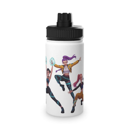 K-POP Demon Hunters water bottle | K-POP Stainless Steel Sports Lid | Huntrix Girls Stainless Steel Sports Lid | K-POP Sports Lid