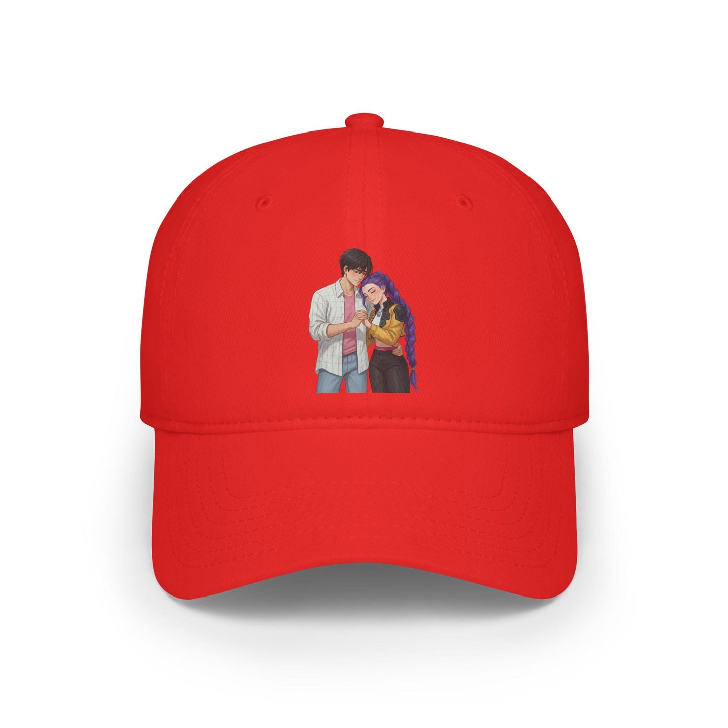 K-Pop Couple Baseball Cap | K-Pop Romantic Illustration cap | Rumi and Jinu Couple Baseball Cap | Huntrix Couple Baseball Valentine Gift