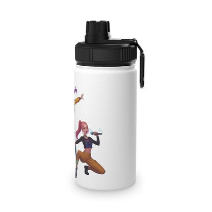 K-POP Demon Hunters water bottle | K-POP Stainless Steel Sports Lid | Huntrix Girls Stainless Steel Sports Lid | K-POP Sports Lid