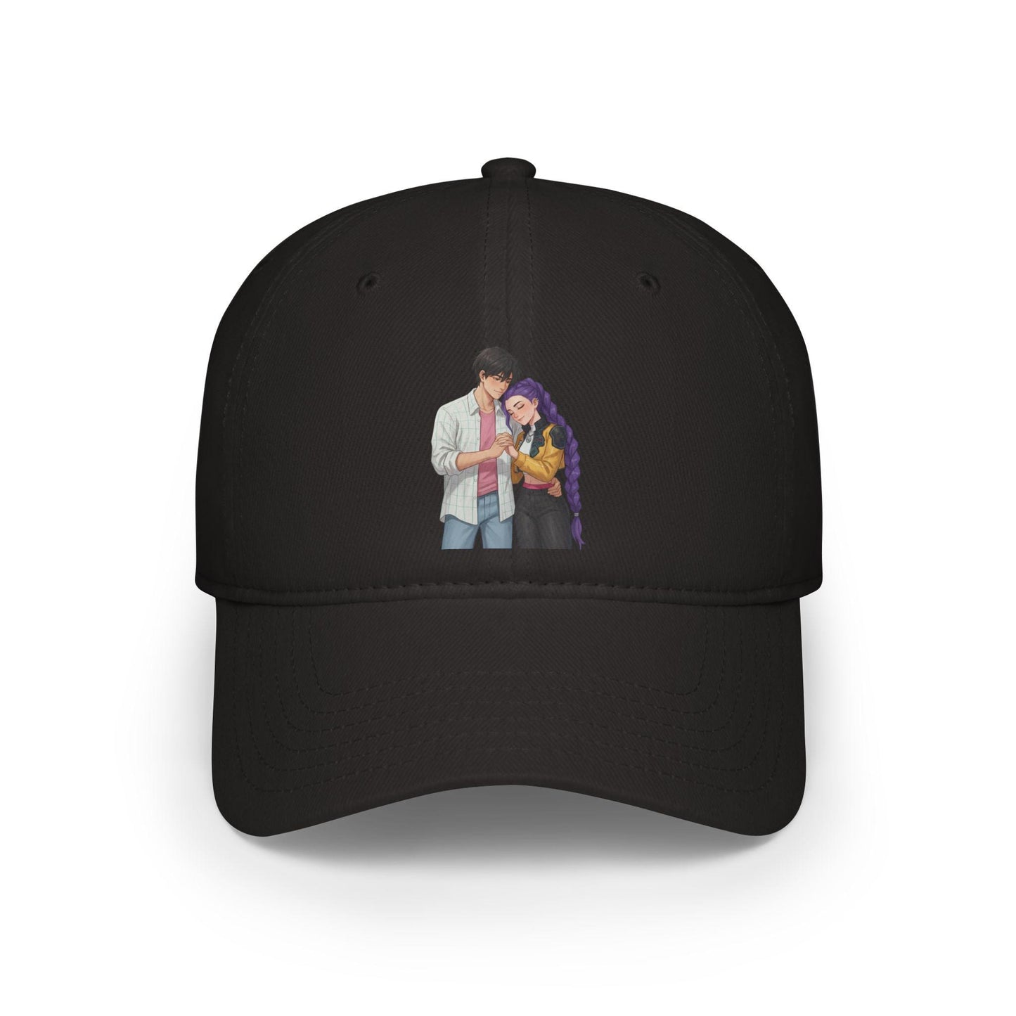 K-Pop Couple Baseball Cap | K-Pop Romantic Illustration cap | Rumi and Jinu Couple Baseball Cap | Huntrix Couple Baseball Valentine Gift