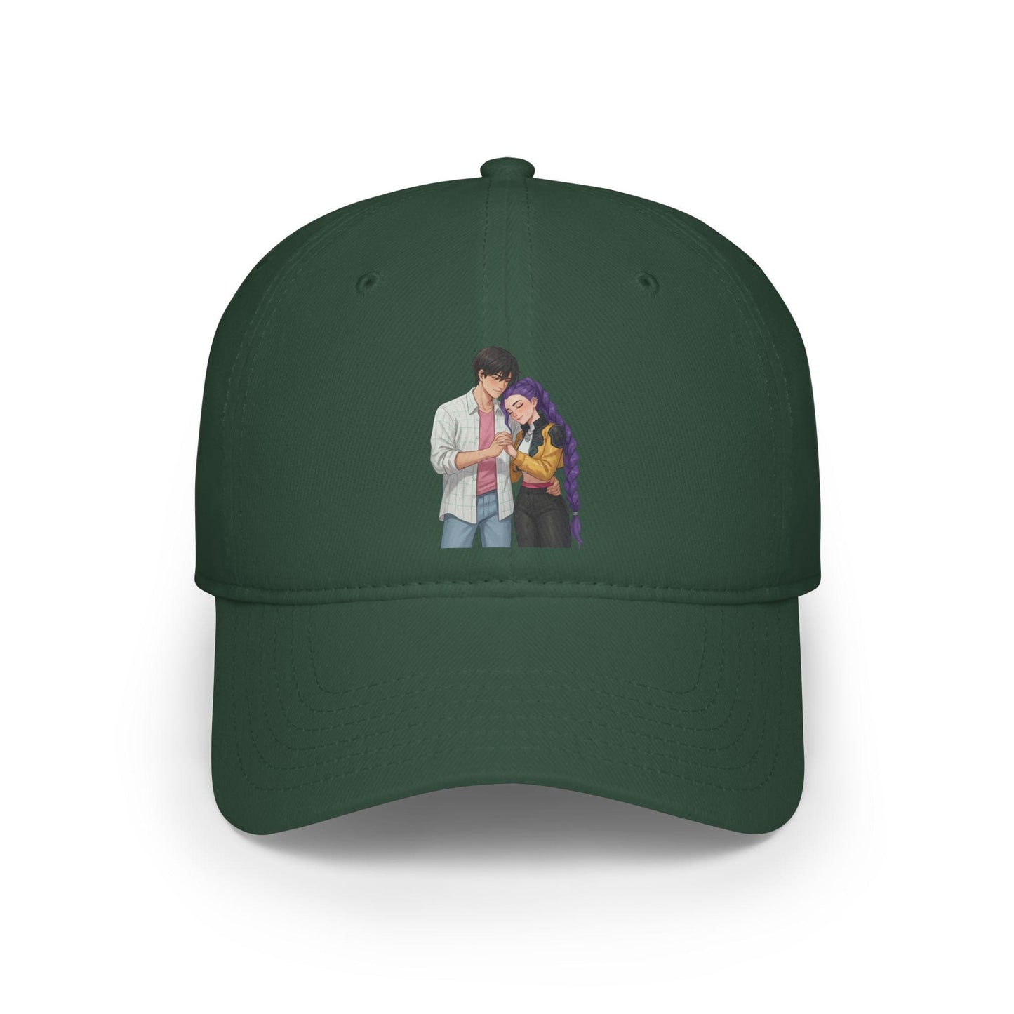 K-Pop Couple Baseball Cap | K-Pop Romantic Illustration cap | Rumi and Jinu Couple Baseball Cap | Huntrix Couple Baseball Valentine Gift