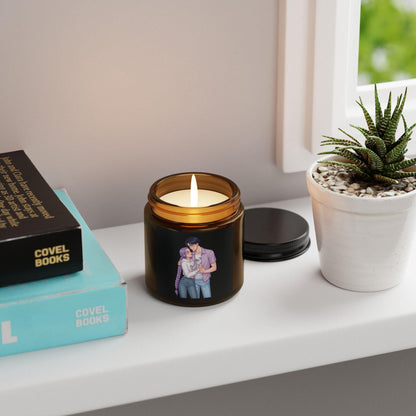 K-POP Couple Embrace Candle | Rumi and Jinu  Amber Jar Soy Candle | K-POP Rujinu Valentine Gift Candle | Huntrix Couple Scented Candle
